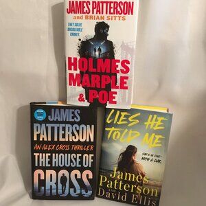 3 New York Times Best Sellers by James Patterson